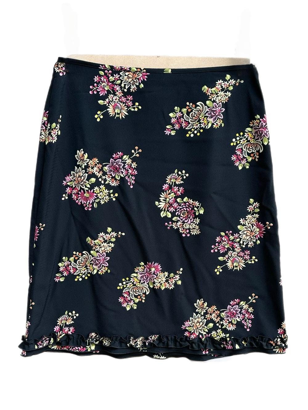 The Limited Black Floral Skirt